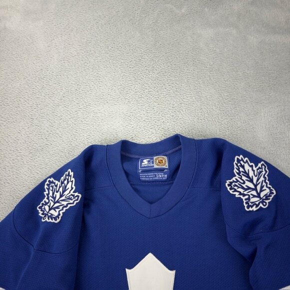 Starter Toronto Maple Leafs Blue Hockey Jersey Youth Size S/M - Picture 11 of 13